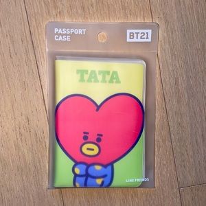 Line Friends BT21 TATA Passport Case - NWT
